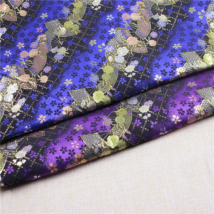 

2019 Tissus Silk Fabric And Fengjin Fans Weave Brocade Satin Hand-made Diy Bags, Dolls, Handbooks, Clothing Jewelry Bags Fabric