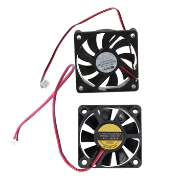 

HOT-2 Pcs 5010 DC 12V 2Pin Brushless Cooling Fan 0.1A 50Mm & 0.16A 60Mm