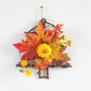 

Artificial Maple Leaves Thanksgiving Simulation Fake Fall Leaves Autumn Leaves For Home Wedding Party Decoration Hanging