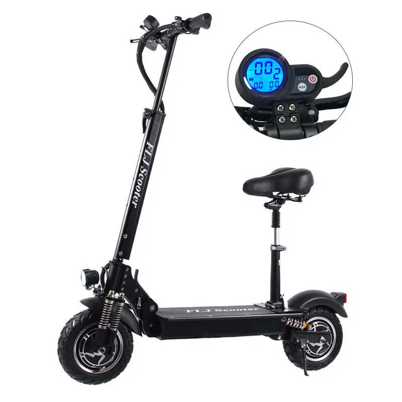 t11 c10 scooter elétrico com luz freio traseiro