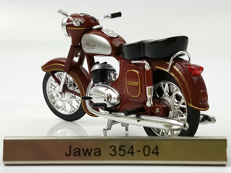 Мотоцикл A tlas 1:24 Jawa 354 04 игрушечный автомобиль из сплава для детей детские игрушки