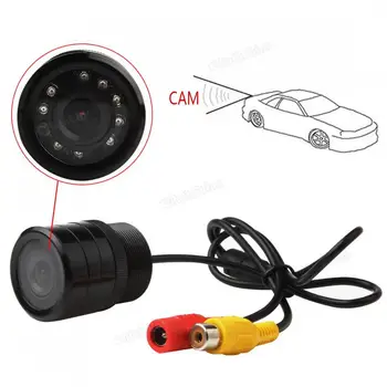 

2.8mm Night Vision Waterproof Car Rear view Camera Mini Auto Backup Reverse Rearview Camera 420TVL 1/4 CMOS with 9 IR Lights