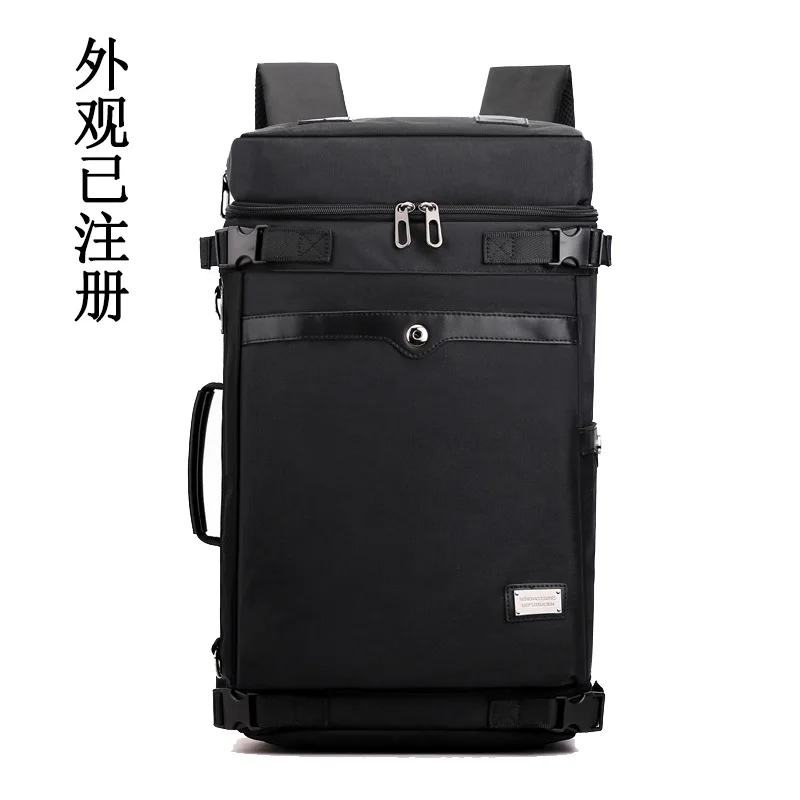 

Backpack Men's Oxford Cloth Backpack Large Capacity Shoulder Multifunctional Bag Anti-Spillage Outdoor Travel Bag Mountaineering