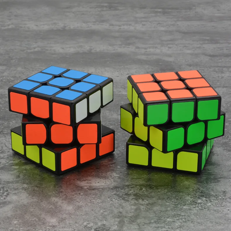YJ 3x3x3, 5,7 см, профессиональный магический куб, скоростной нео куб, Магический кубик, наклейка для взрослых, антистрессовая головоломка, подарки, игрушки для детей