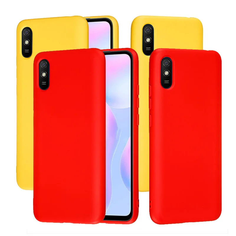 

RedMi 9A Case Ultra thin high quality soft Silicone shockproof protection Back Cover For RedMi 9A Phone Case Cover 6.53 inch