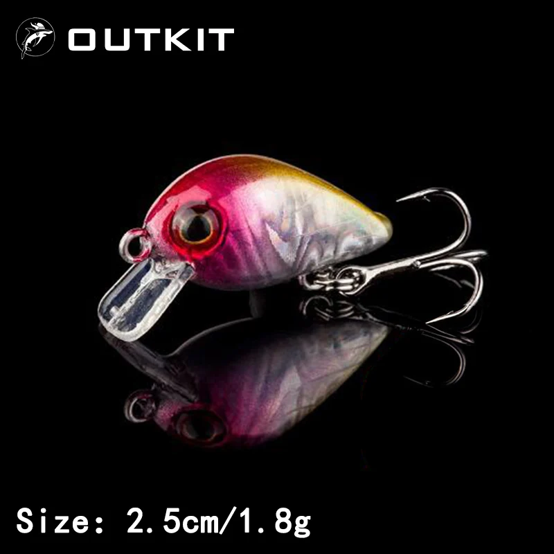 Приманка для рыбалки OUTKIT жесткая приманка 1 8 г 25 мм японский дизайн мини воблеры