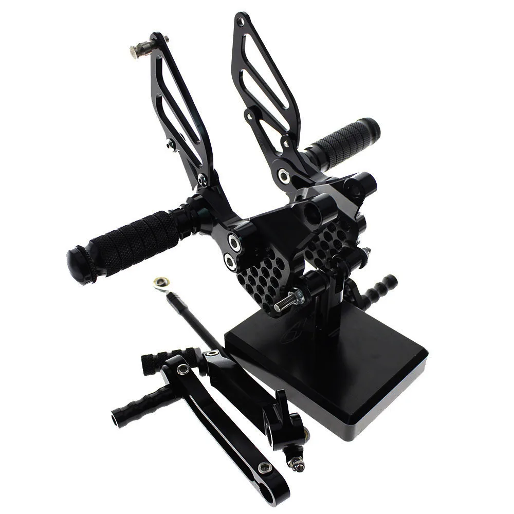 MFS мотоцикл Rearset CNC Регулируемые подножки аксессуары для Ducati 749 999 черные