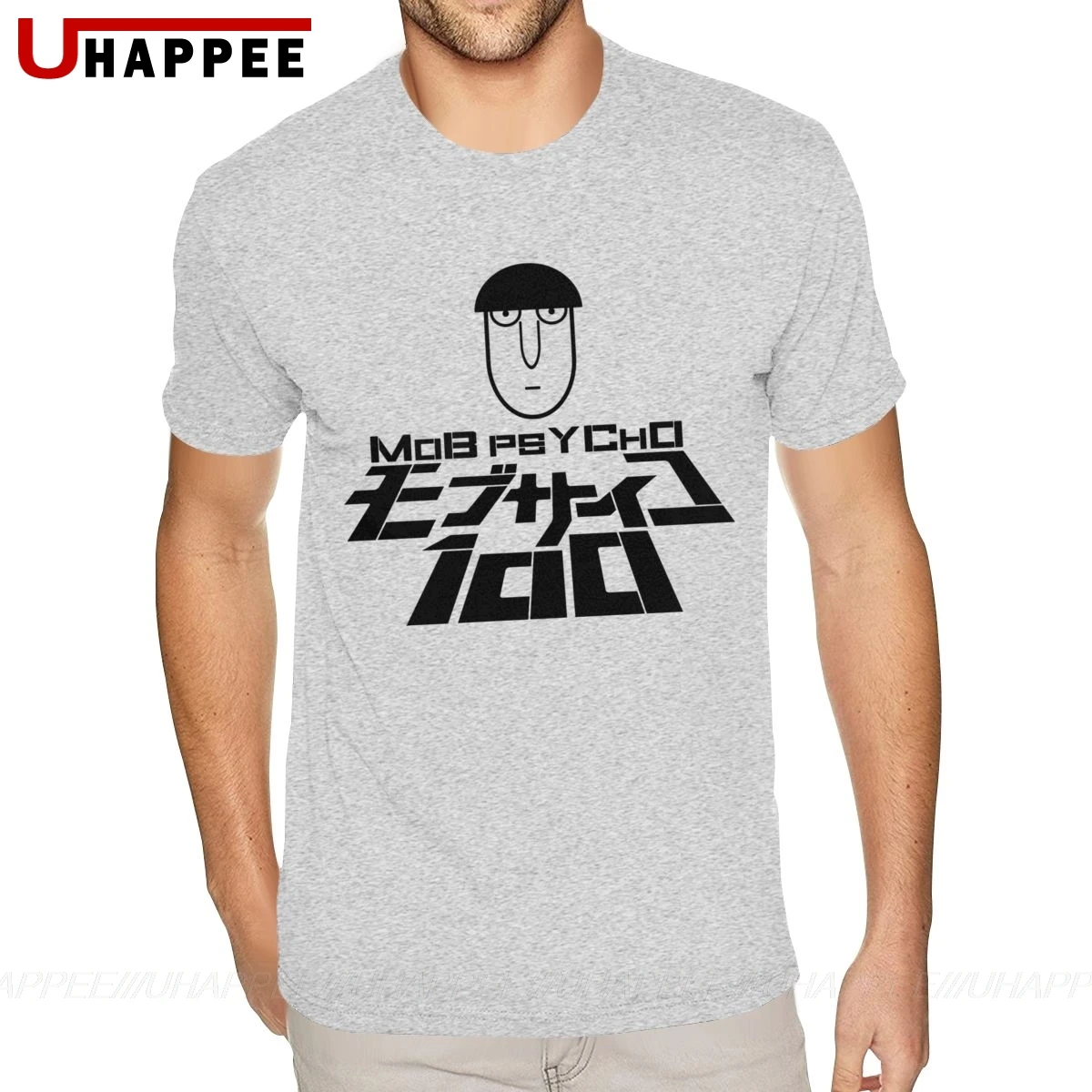 Mob Psycho (милый чудак 100 футболка Молодежные 80S гранж рубашки мужские короткий рукав