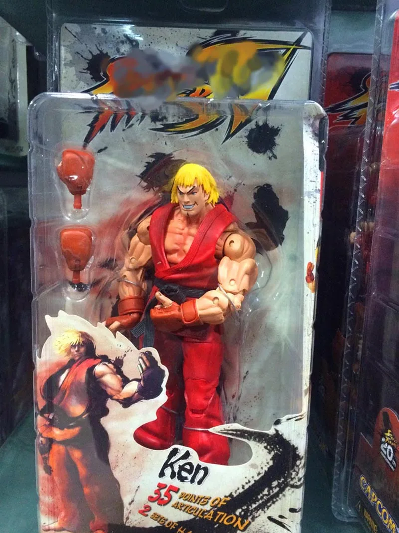 18 см NECA Ken Guile Hoshi Ryu Akuma Gouki фигурка модель игрушки куклы Gitf