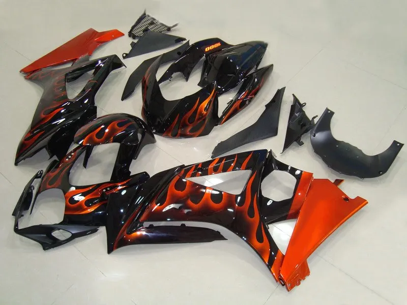 Инъекционная форма обтекатель КУЗОВ для GSXR1000 07 08 GSX R GSXR 1000 K7 2007 2008 красный