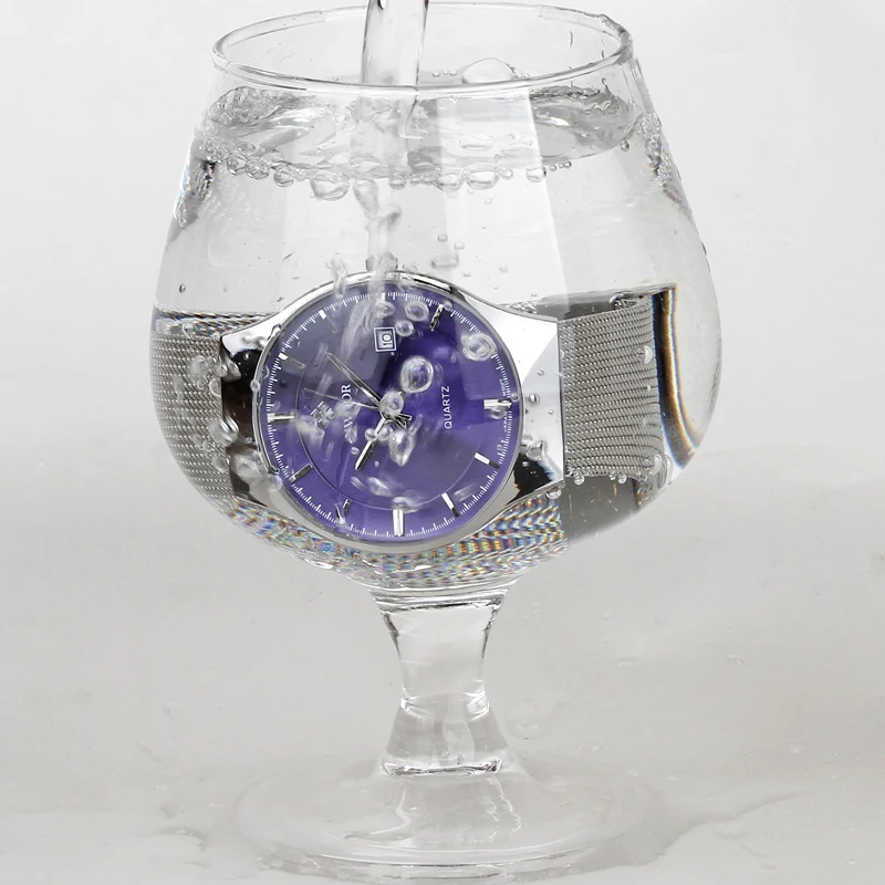 Часы наручные WWOOR Мужские кварцевые простые тонкие роскошные брендовые