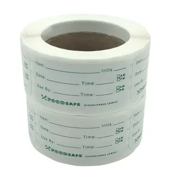 

Kitchen Food Storage Labels Refrigerator Freezer Adhesive Sticker Home Restaurant Use 250pcs/roll