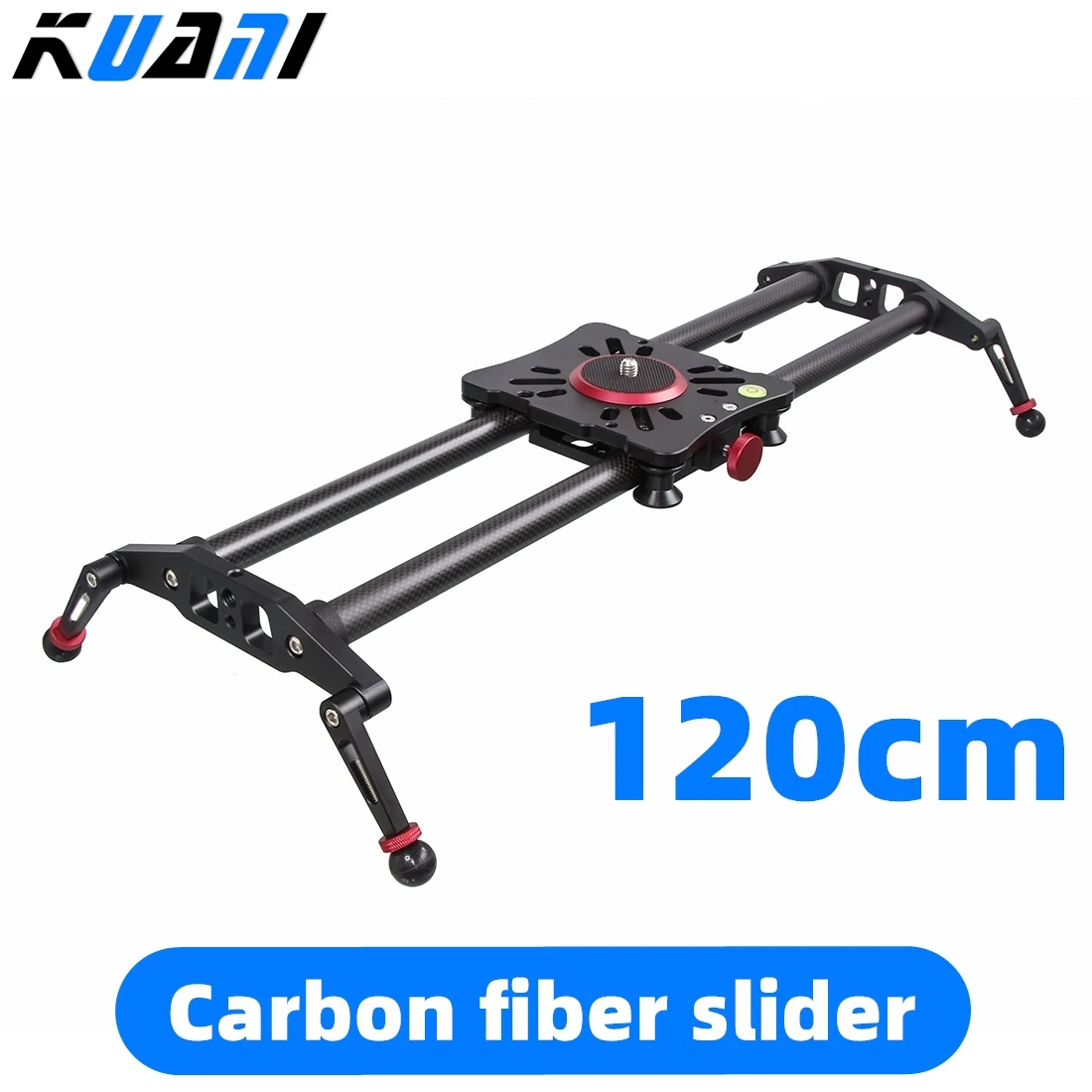 120CM Carbon fiber camera slider 10kg bear travel video slider