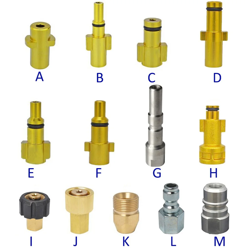 Suitable for Karcher High Pressure Water Gun Connector Snow Nozzle Adapter Foam Accessories | Автомобили и мотоциклы