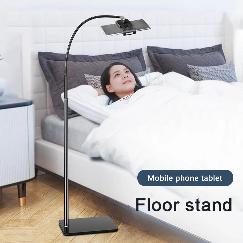 

Telescopic Tablet Floor Stand for 4.6-10.5 inch Tablet Phone Holder Support For iPad Samsung Huawei Phone Tablet Holder Support