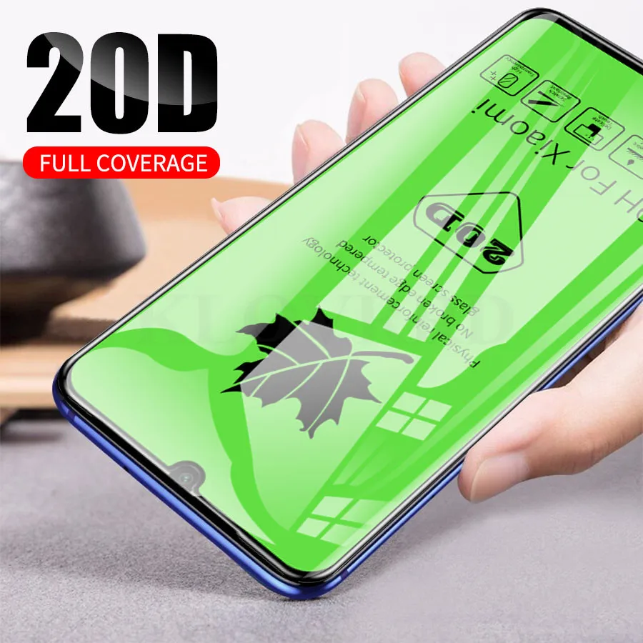 20D полное клеевое Покрытие Закаленное стекло для Xiaomi Mi A3 Защитное Redmi K20 Note 7 Pro CC9