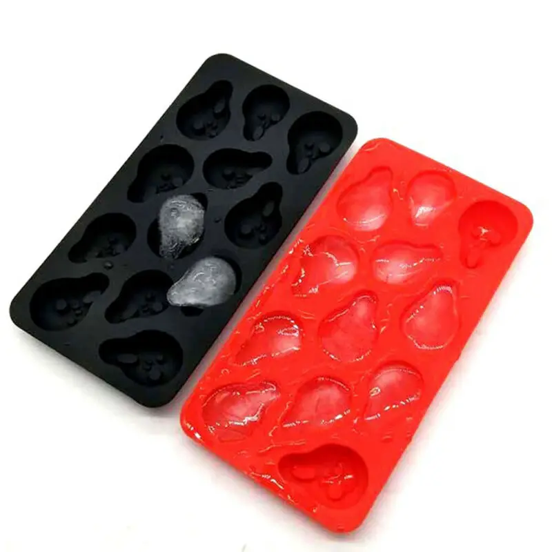 3D форма для льда в виде черепа Хэллоуина форме виски вина шоколада