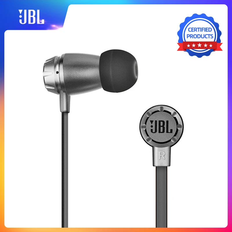 JBL T380A двойные динамические проводные наушники вкладыши 105dB Hi Fi с микрофоном