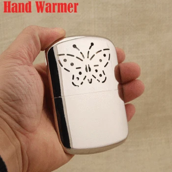 

Portable Pocket Hand Warmer Zinc Alloy Portable Pocket Liquid Fuel Hand Warmer Indoor Outdoor Handy Heater