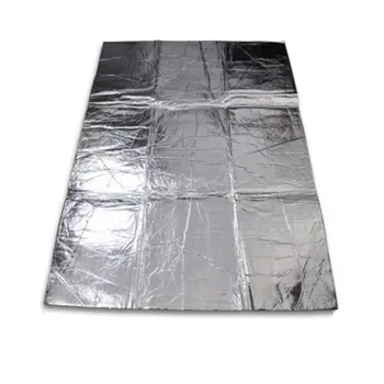 

Universal Car Hood Engine Firewall Heat Mat Deadener Sound Insulation Deadening Aluminum Foil Sticker Shield Mat