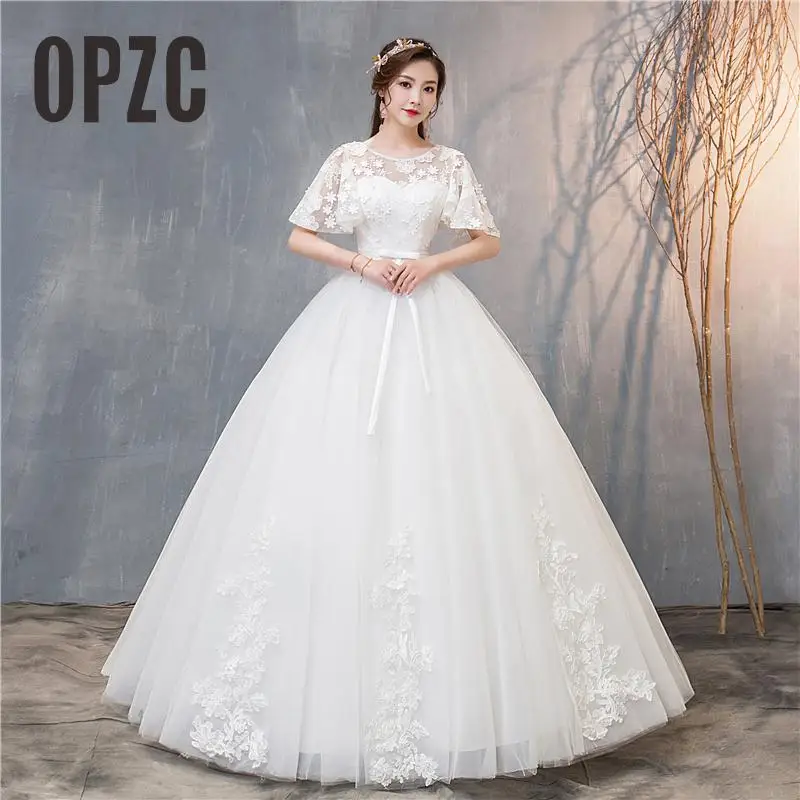 Модное простое платье для свадьбы Новое поступление элегантные кружевные