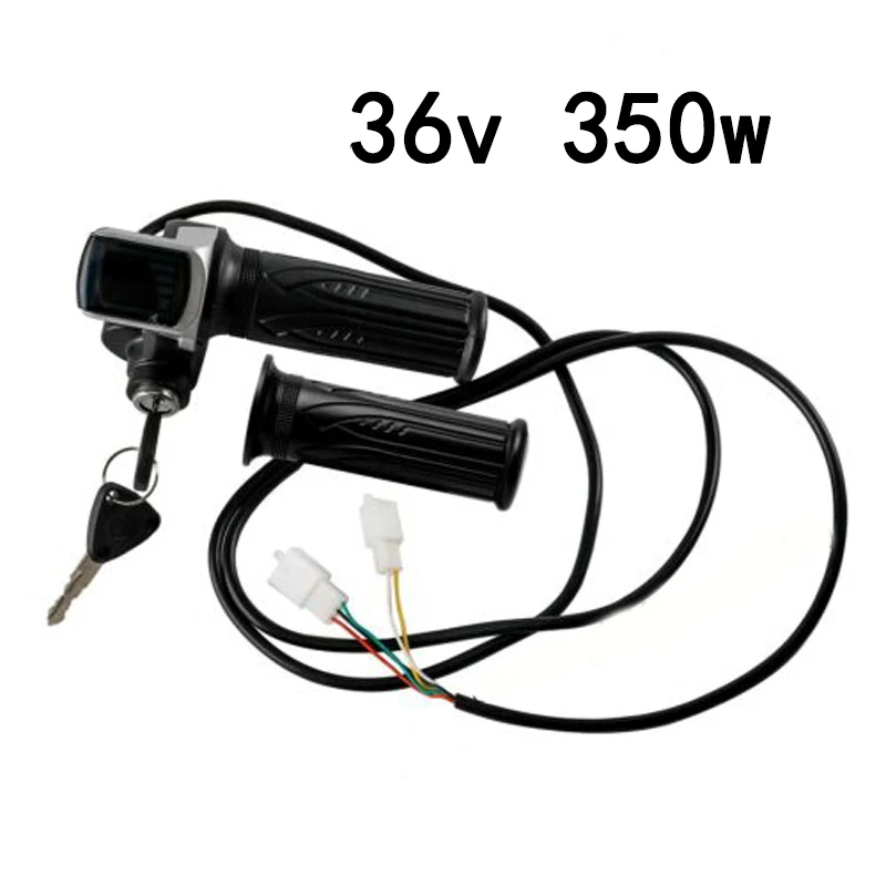 Набор Скорость контроллер двигателя дроссельная заслонка 36V 350W ключ зажигания велосипед Скутер