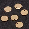 304 Stainless Steel Rose Gold Coin Disc Charm Round Stamping Blank Tags Metal Jewelry Making Supply 8mm/10mm ► Photo 3/6