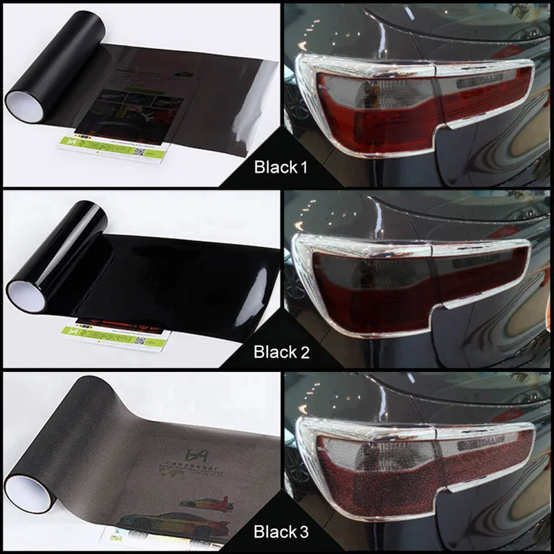 

30*152cm Motorcycle Auto Car Head Light Protection Tint Film Headlight Fog Light Tail Lamp Color-Changing Sticker Film