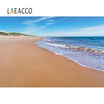 

Vinyl Backdrops For Photography Sea View Summer Holidays Tropical Beach Sand Coast Blue Sky Photo Background For Photo Studio