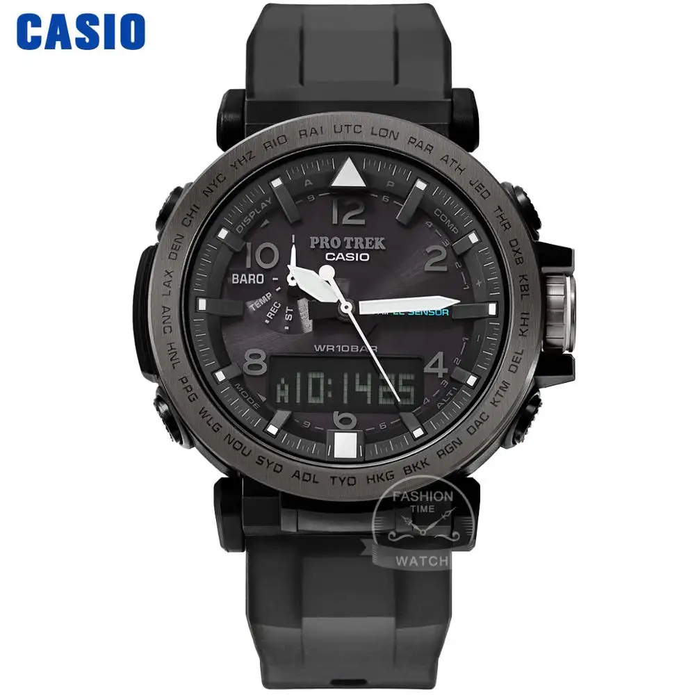 Casio Часы серии Protrek светодиодный цифровой водонепроницаемый кварцевые мужские часы спортивные военные часы relogio masculino - Цвет: PRG650Y1D