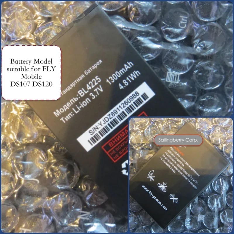 

Battery suitable for FLY mobile DS107 DS120 with battery model BL4225