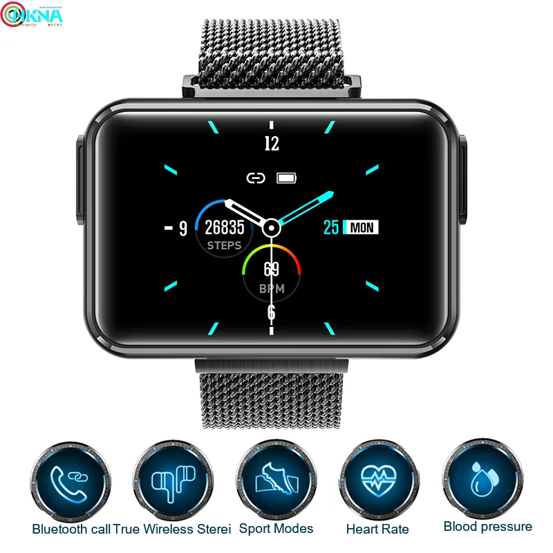 

Smart Watch 2-in-1 TWS Bluetooth Headset Bracelet Heart Rate Sleep Sport Modes Fitness Tracker For Android Phone Huawei Samsung