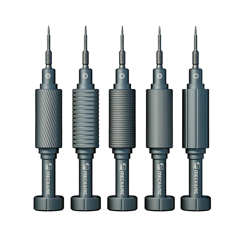 New MECHANIC High Hardness Screwdriver Kit Convex Cross Torx T2 Y0.6 Pentalobe Phillips for Phone Watch  Repair Opening Tool