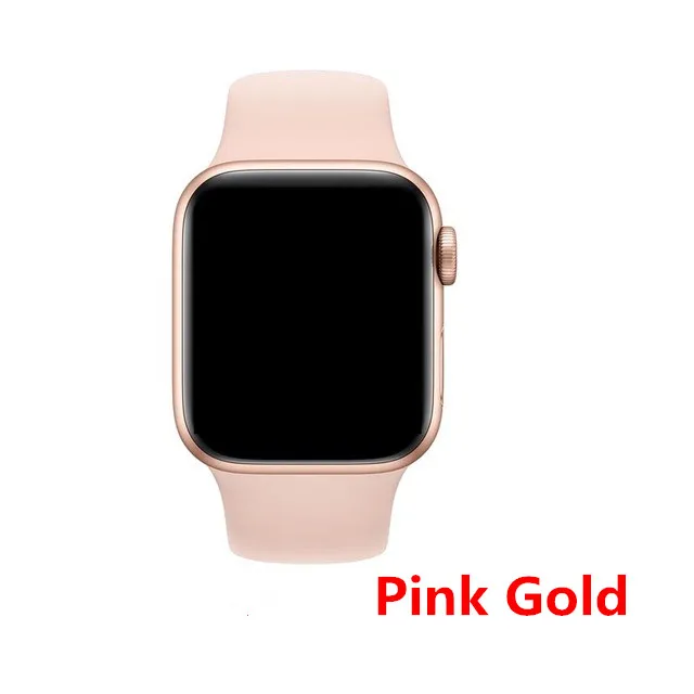 Pink gold IWO 12 часы серии 5 1:1 Смарт часы 40 мм 44 мм Bluetooth часы iwo12 для apple iPhone IOS Android управление Siri PK IWO 11 - Цвет: Pink gold