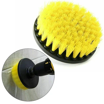 

5in Electric Drill Brush Attachment Vacuum Cleaner Carpet Leather And Upholstery