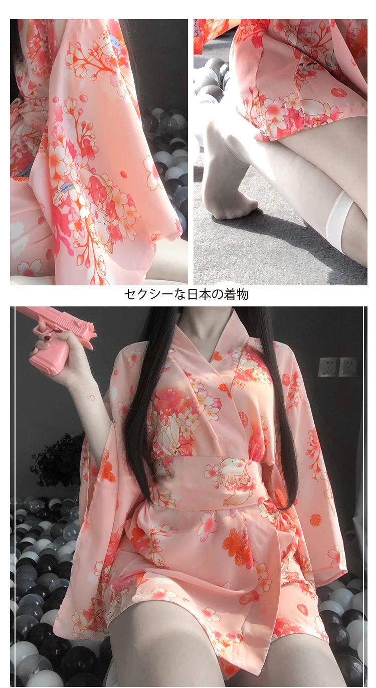 LILICOCHAN Japanese Kimono Sexy Cosplay Outfit For Women Traditional Style Robe Yukata Costumes Pajamas Soft Silk Belt 2pcs Set Pink -Zentai shop online H161a60cfb873478e80d73c71f3cadf0fR.jpg