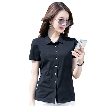 

High Quality 4 Color S-3XL Plain T Shirt Women Cotton Elastic Basic T-shirts Female Casual Tops Short Sleeve T-shirt Women