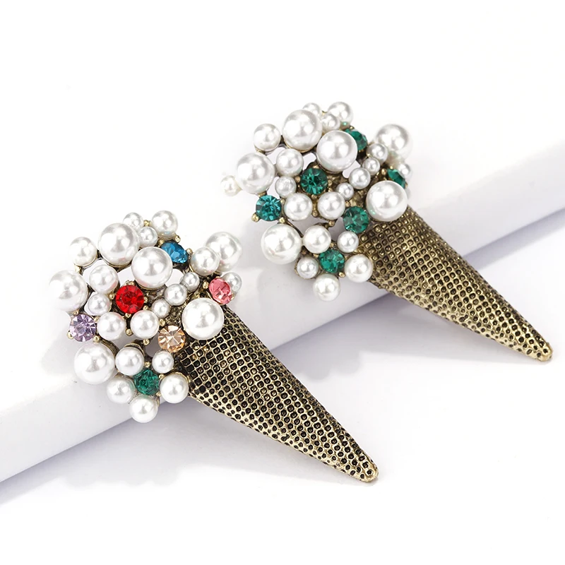 H660339X冰激凌珍珠水晶胸针 (3)