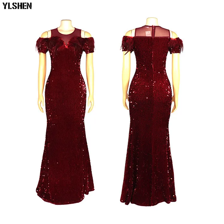 Long Evening Dress African Dresses for Women Dashiki African Clothes Elegant Feather Ankara Dresses Ladies Robe Africa Clothing 05