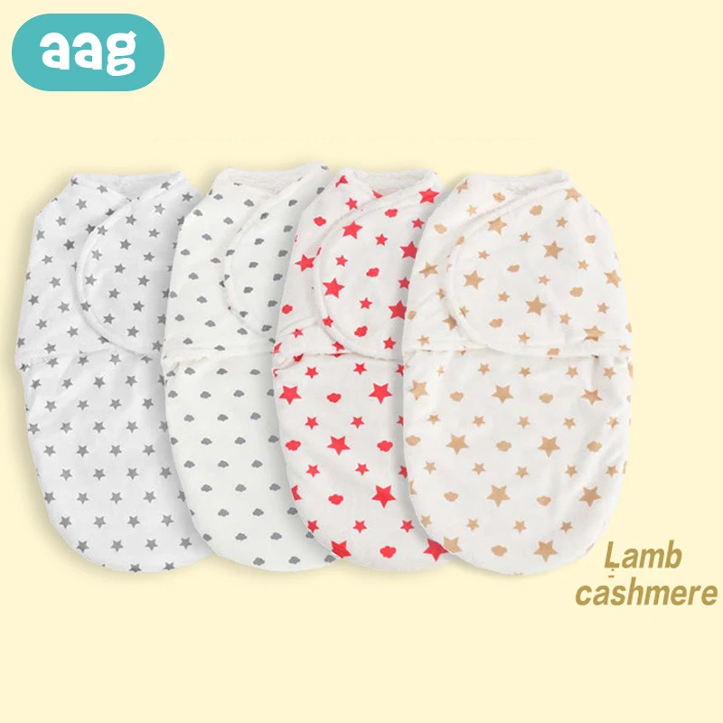 AAG кашемировый детский спальный мешок из овечьей шерсти, пеленальный конверт для коляски для новорожденных, зимний теплый детский спальный мешок