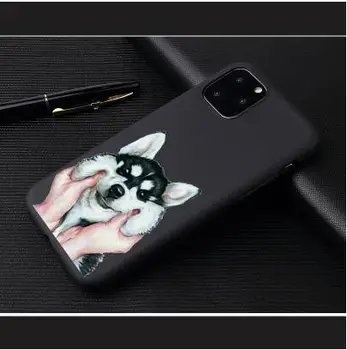 

Animal Patterned Phone Case For Phone 6 6s 7 8 Plus X 5 5s SE Cover Shark Soft TPU Black Capa For Phone 8 XR XS 11Pro Max Case