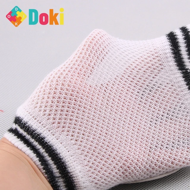 Doki Toy Kid Knee Protector Mesh Breathable Non-Slip Crawl Protection Toddler Baby Cute Cartton 1Pair Knee Pads Support Fashion 2