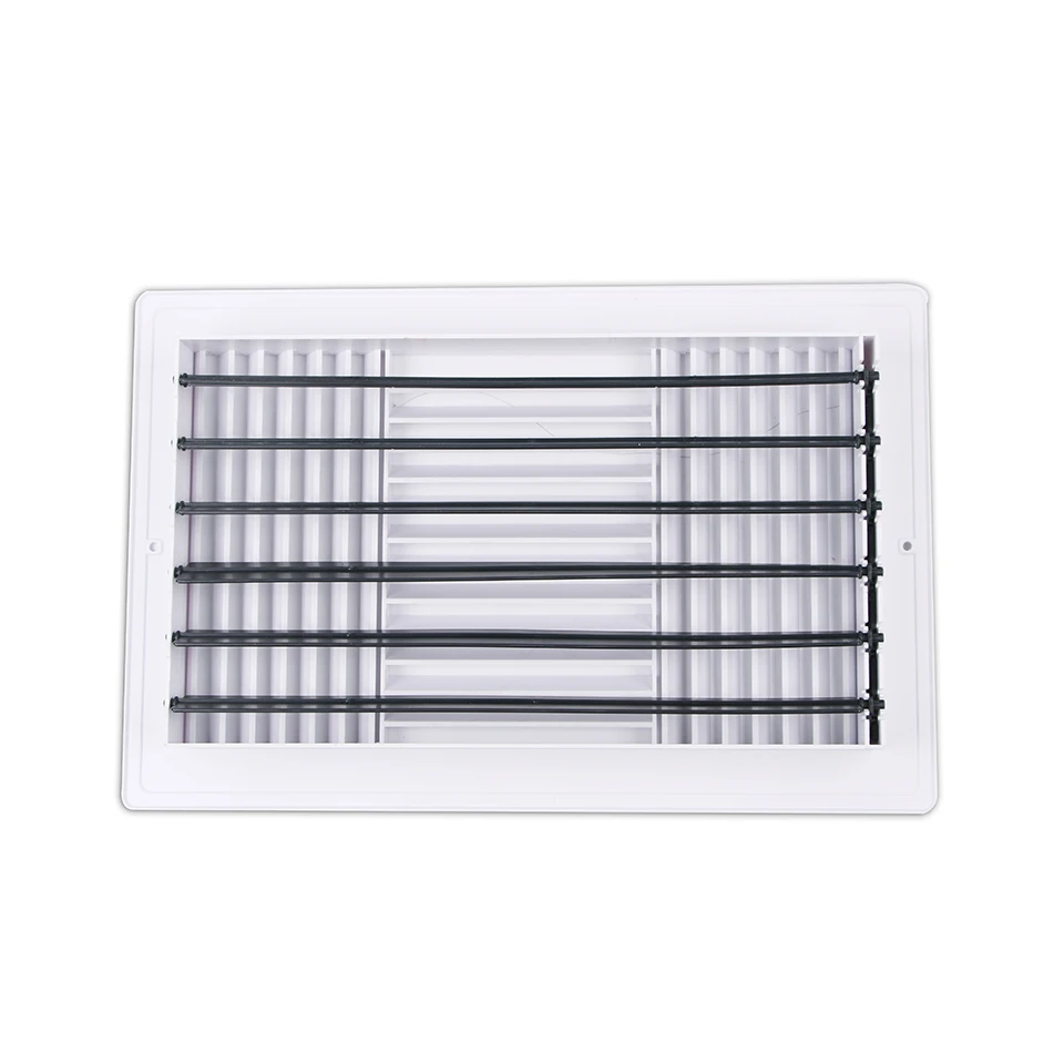 3-Way W1" x H8" пластиковая вентиляционная решетка декоративная боковая/потолочный регистр плафон вентиляционное отверстие решетка аэрации яркий белый
