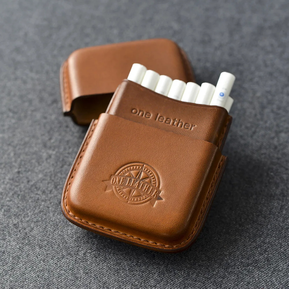 Black leather cigarette case,steampunk cigarette case,bat metal case, lion  head cigarette case