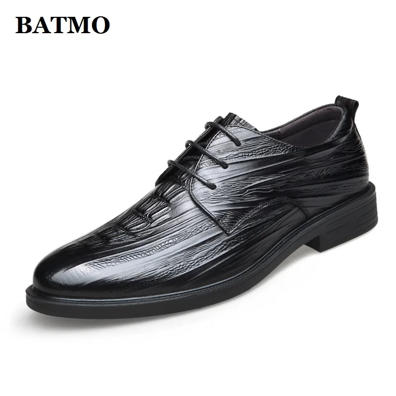 

BATMO 2021 new arrival Genuine Leather Dress shoes men,male cow leather shoes LT-A92210-58