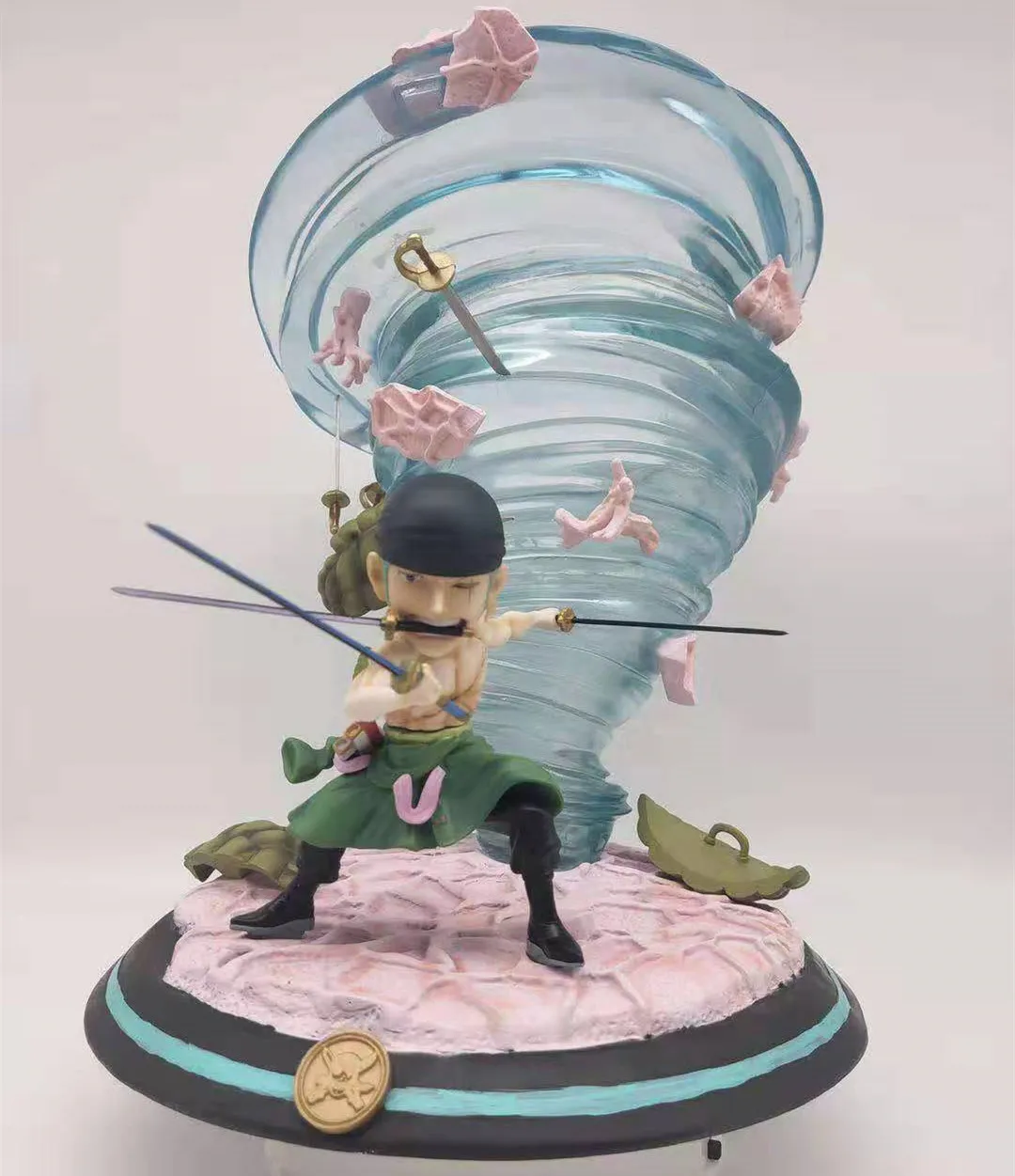 

Anime One Piece Roronoa Zoro Battle Tornado Ver. PVC Action Figure Collection Model Toys