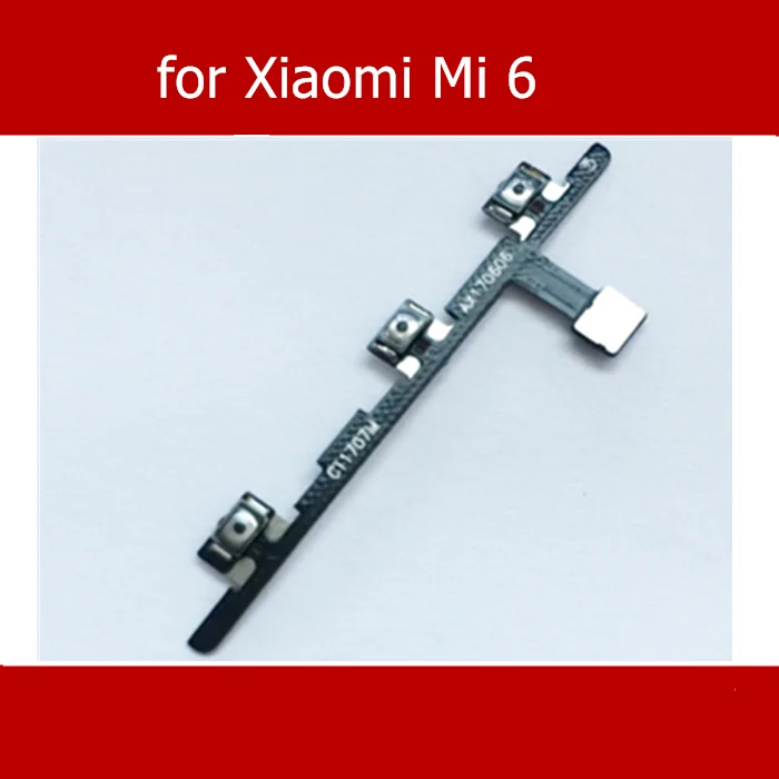 for Xiaomi Mi 6 Power Volume Side Key button Flex Cable On Off Switch Replacement Repair Parts | Мобильные телефоны и