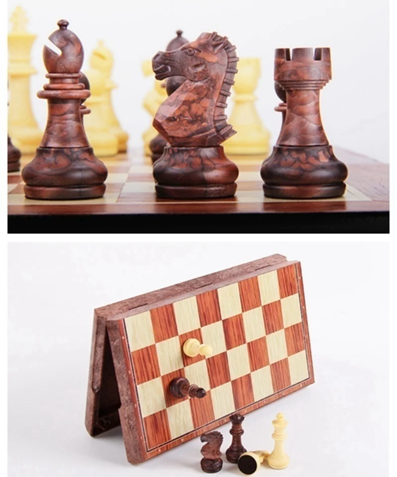 Новая складная доска для шахмат, 4 размера, магнитная доска для соревнований, переносные шахматы для путешествий, набор, Международный Магнитный Шахматный набор, подарок