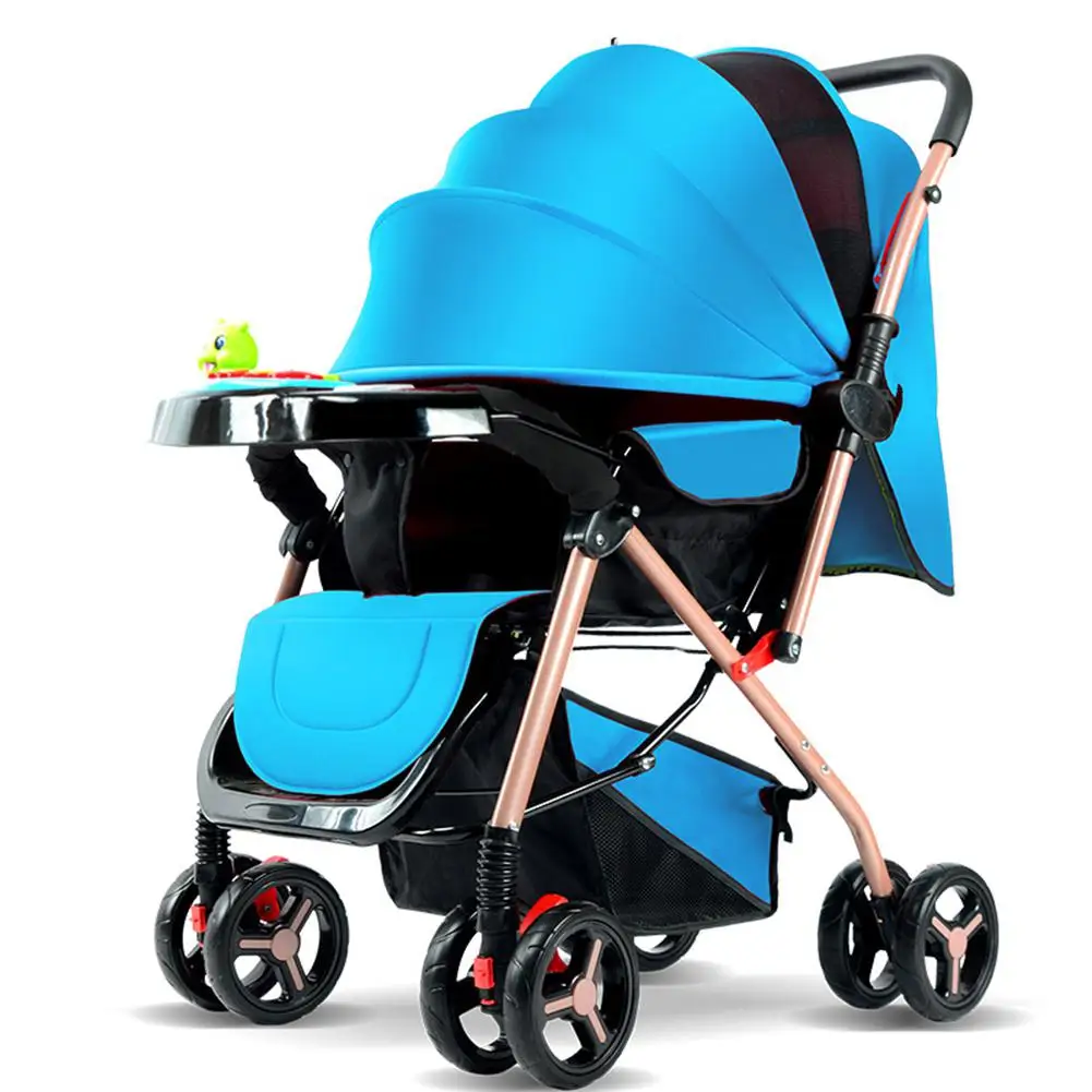 Детская коляска Kidlove, Ультралегкая портативная складная детская коляска, дизайн, легкая коляска Carrinho de Bebe - Цвет: Sky blue