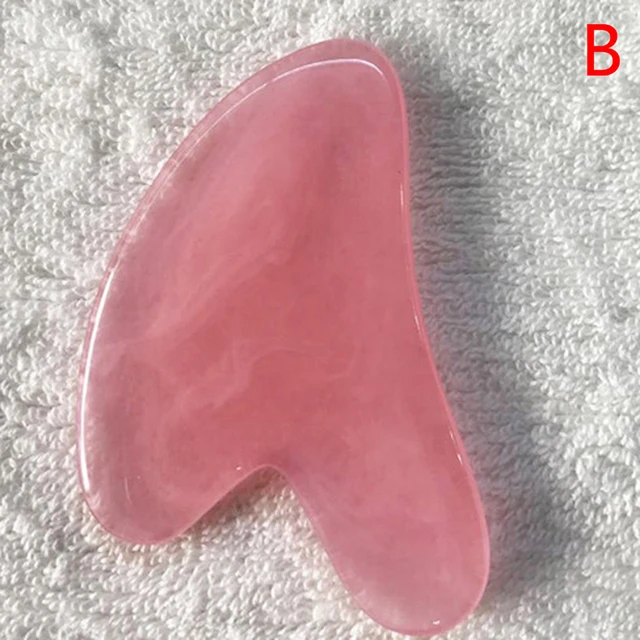 1pc Heart Shape SPA Massage Beeswax Gua sha Scraping Massage Scraper Face Massager Acupuncture Guasha Board Massager for face Beeswax